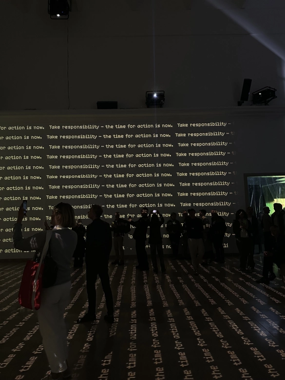 The German pavilion under the theme STRESSTEST at the Architecture Biennale in Venice.