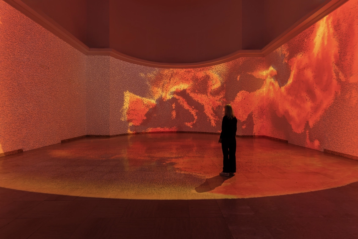 The German pavilion under the theme STRESSTEST at the Architecture Biennale in Venice.