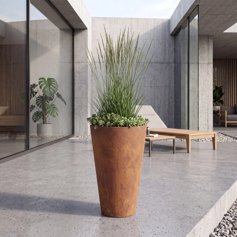 <b>CONIC planter</b> visia Corten
