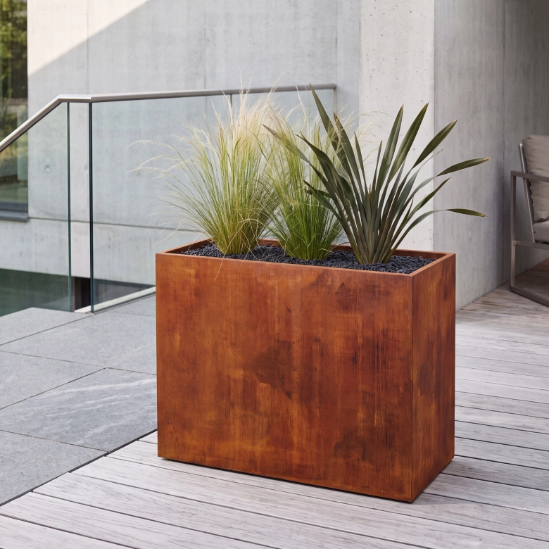 <b>RECTANGULAR planter</b> visia Taupe