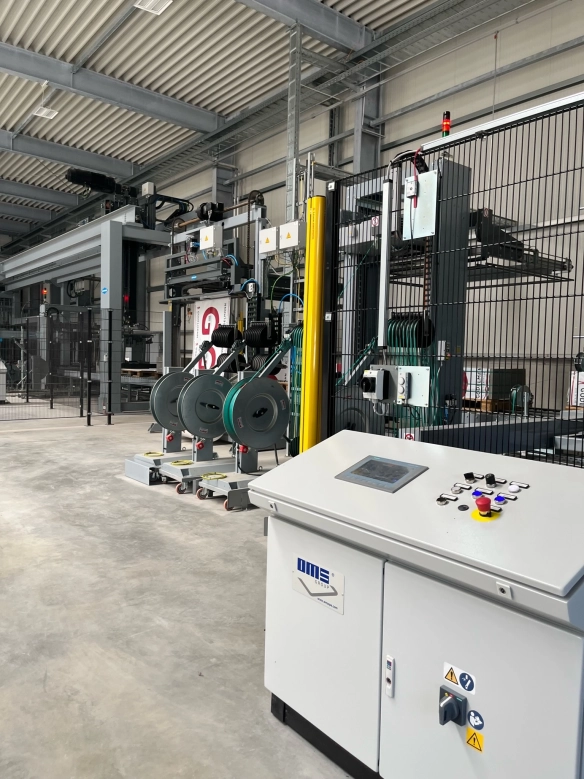 Verpackungsbereich mit automatischer Steuerung