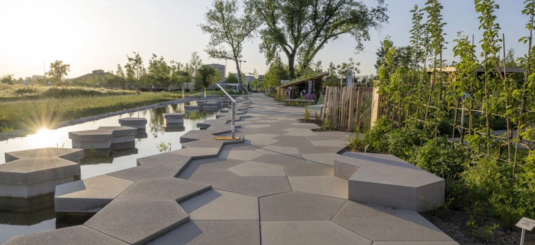 bundesgartenschau platz polygonalplatte