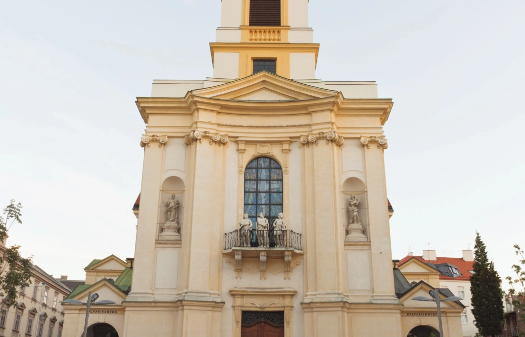 church forecourt