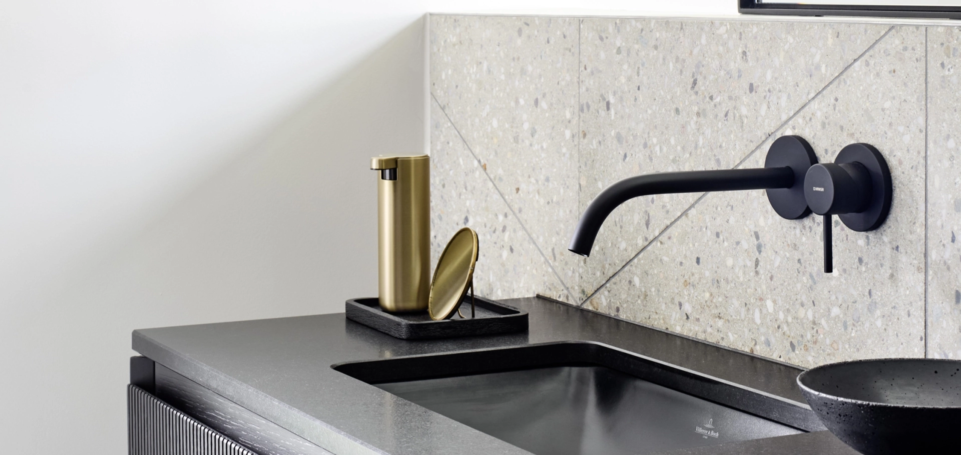 Luxuriöses Badezimmer Waschbecken