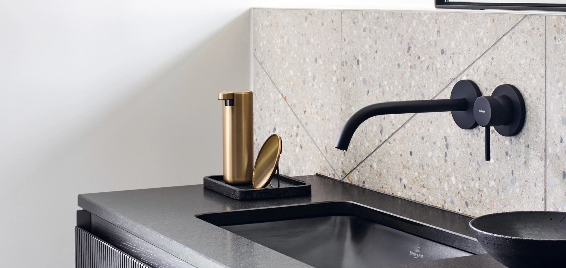 Luxuriöses Badezimmer Waschbecken