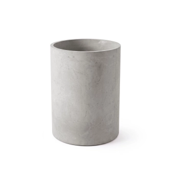 GRAVELLI Pflanzgefäß Cylindric in der kleinsten Größe, Farbe Stein, freigestellt