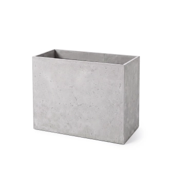 GRAVELLI Pflanzgefäß Rectangular in der kleinsten Größe, Farbe Stein, freigestellt