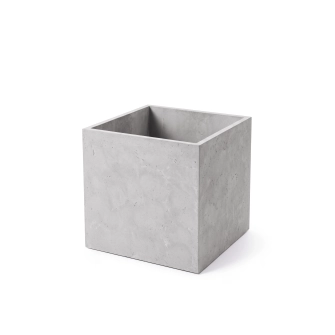GRAVELLI Pflanzgefäß Rectangular in der kleinsten Größe, Farbe Stein, freigestellt