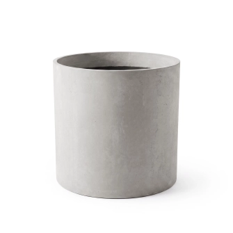 GRAVELLI Pflanzgefäß Cylindric in der größte Größe, Farbe Stein, freigestellt