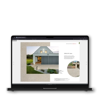 GODELMANN Blätterkatalog des Gartenbuchs auf einem Laptop