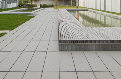 inner courtyard university planted