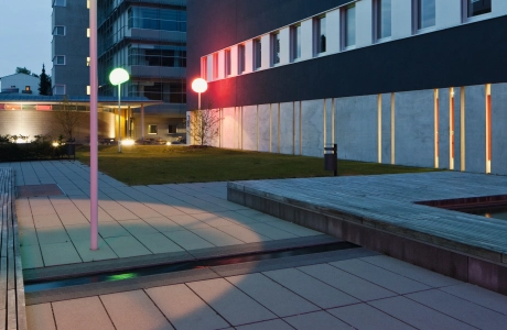 inner courtyard university planted