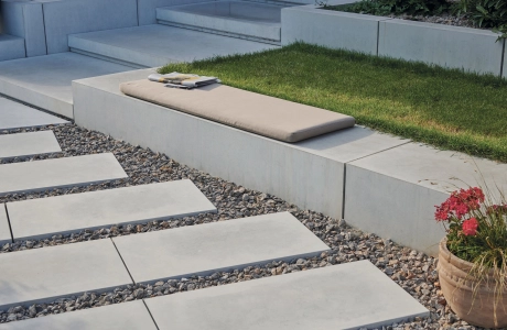 garden modern planted