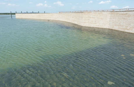 segelhafen mauer wasser