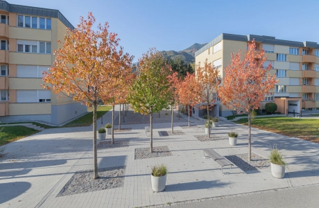 multi-family house square apartment