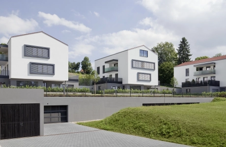 modern house garden wall