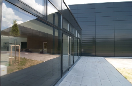terrasse fabrik modern eingang