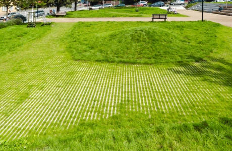 platz bürogebäude park
