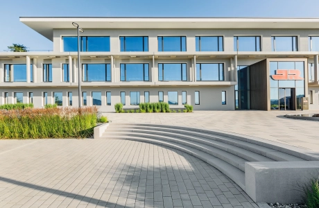 garten terrasse platz unternehmensgebäude 