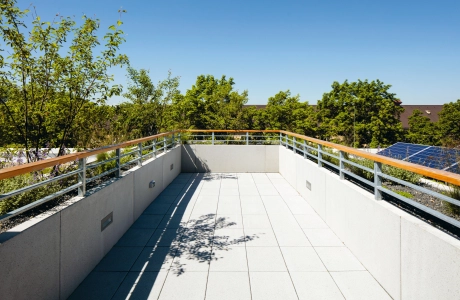 factory-built apartments roof terrace terrace 