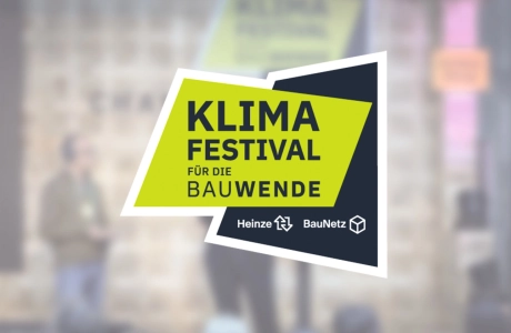 Teaser für das 4. Klimafestival von BauNetz und Heinze in Berlin