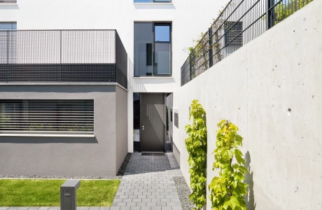modern house entrance