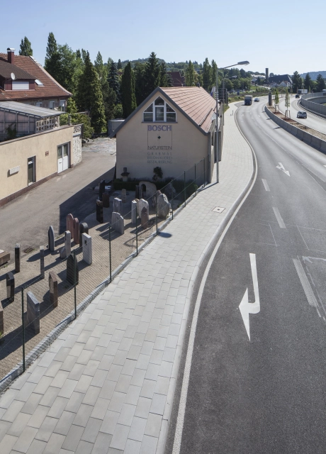 umgehung straße gehweg