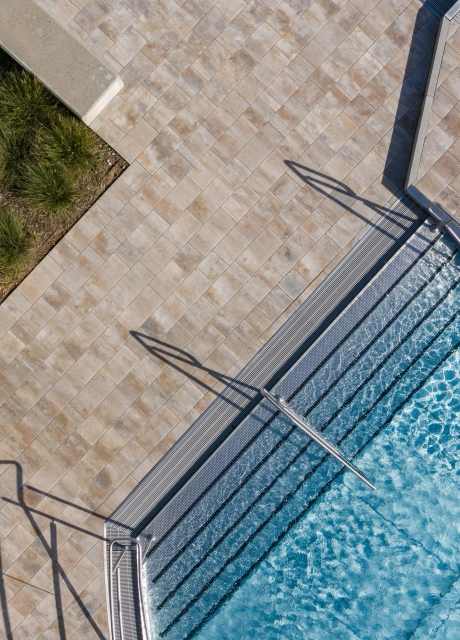outdoor pool planted swimming pool