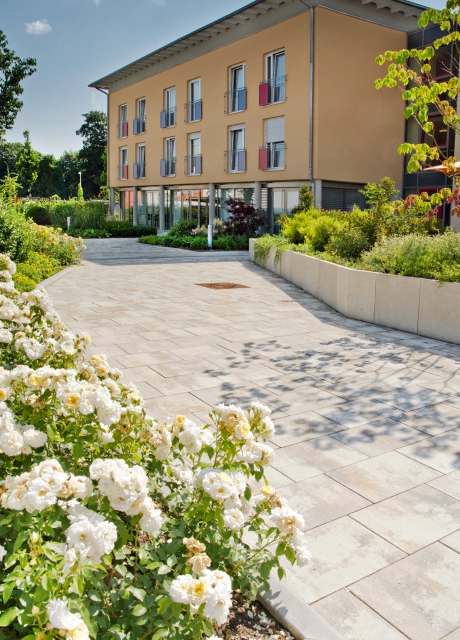 residential home nursing home stylishly planted
