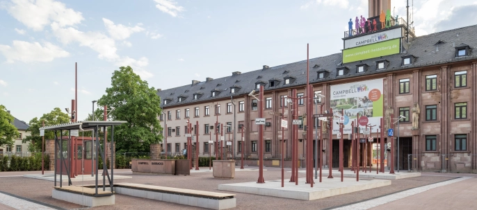 Die Campbell-Barracks in Heidelberg ist ein ehemaliges US-amerikanisches Militärgelände.