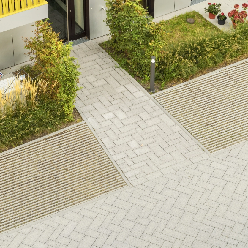 Wohngebiet mit Stellplatz SCADA liner und Ellbogenverband