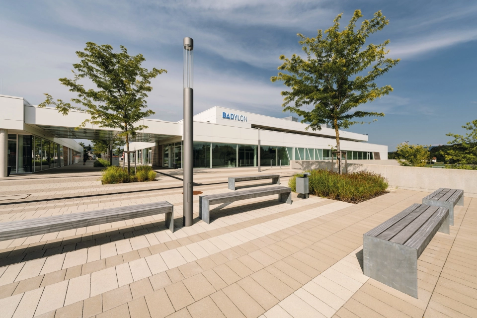 sports leisure hall planted