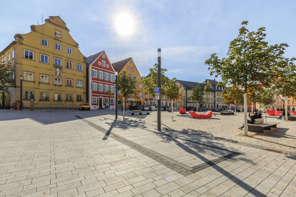 marktplatz straße innenstadt