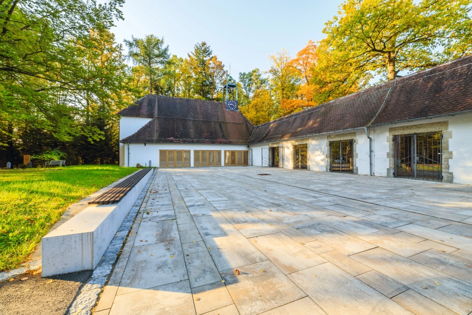 wald platz friedhof bepflanzt