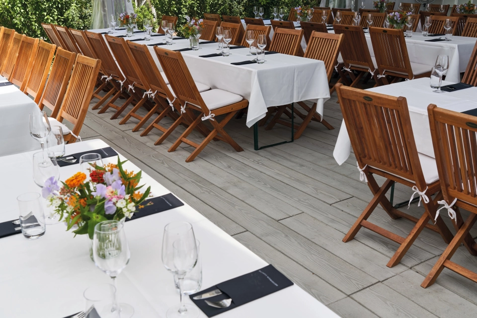 insel event location modern terrasse