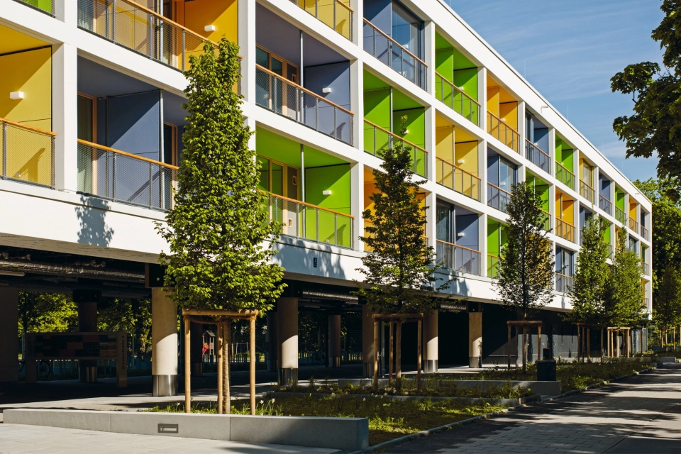 werkswohnungen dachterrasse terrasse 