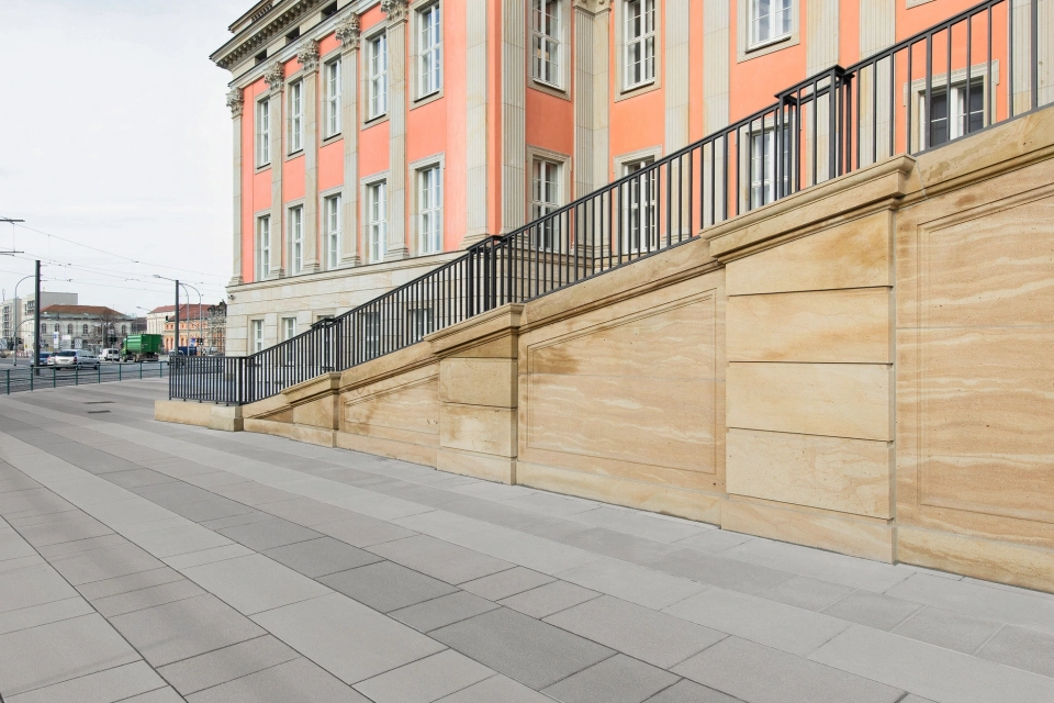 state parliament building street stairs