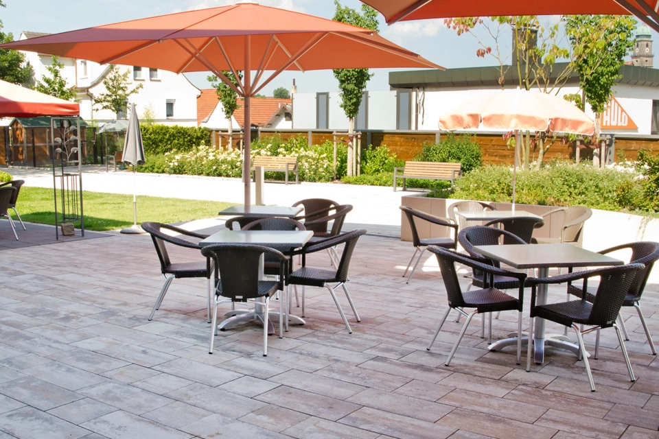 residential home nursing home stylishly planted